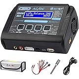 HTRC-C150-AC/DC LiPo Charger Dual 1-6S Balance Battery Discharger AC150W 10A Smart Charger