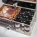 N2 Makeup Co Acrylic Makeup Organizer Cube | 4 Drawers Storage Box for Vanity Tables