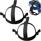 2PCS Elastic Catcher Mask Harness Replacement, Adjustable Strap for Baseball &amp; Softball Umpire &amp; Catcher Masks (Black)