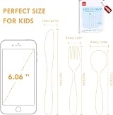 Lehoo Castle 6pcs Toddler Cutlery Set Stainless Steel Dinosaurs view 8