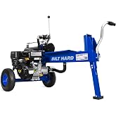 BILT HARD 18-Ton 7HP 209cc Portable Gas Log Splitter, Engine Wood Splitter with Fast Auto Return Ram System, Horizontal Full Beam Steel Wedge Firewood Splitting, 2-Stage Gear Pump
