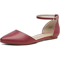 DREAM PAIRS Women's D'Orsay Casual Ballet Flats Shoes