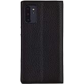 Case-Mate - Samsung Galaxy Note 10+ Case - Wallet Folio - 6.8" - Black Leather