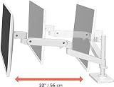 Ergotron LX Pro Premium Monitor Arm Single Desk Mount White 34 in 4-22 lb view 3