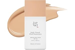 Beauty of Joseon Daily Tinted Fluid Sunscreen 12 Shades for Face Moisturizing Broad Spectrum SPF 40 Korean Skincare 50ml, 1.69 fl.oz #LN110