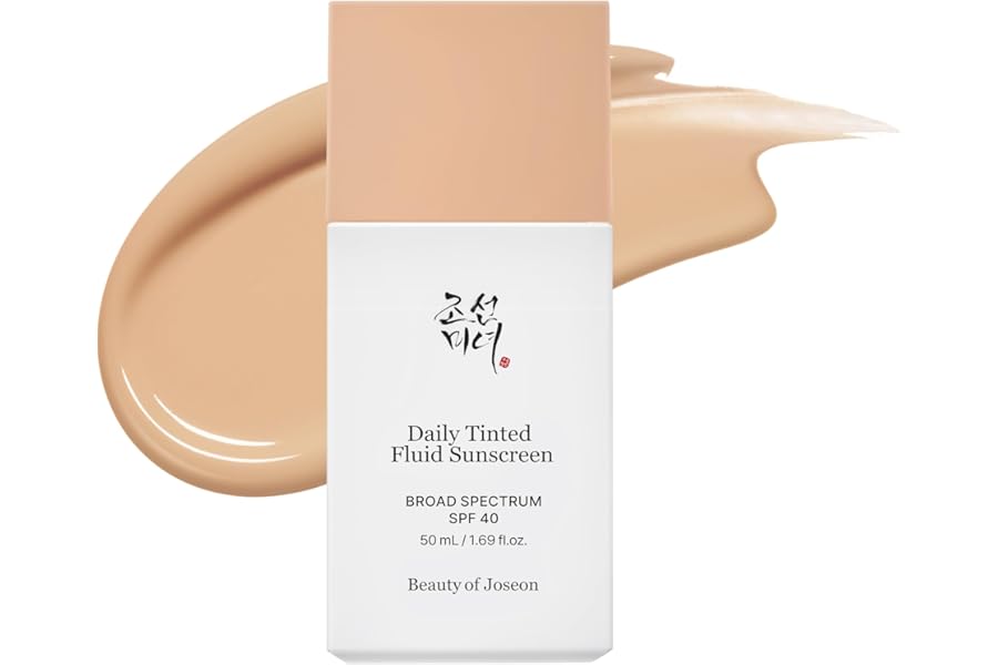 Beauty of Joseon Daily Tinted Fluid Sunscreen 12 Shades for Face Moisturizing Broad Spectrum SPF 40 Korean Skincare 50ml, 1.69 fl.oz #LN110