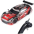 GoolRC Racing Drift RC Car, 1/18 Scale 4WD 2.4GHz Remote Control Car, 28km/h High Speed Racing Car for Adults and Kids (Red)