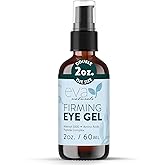 Eye Gel for Dark Circles, Bags & Puffiness – Anti-Aging Serum with Peptides, Hyaluronic Acid & Botanicals – Firming Under Eye Treatment for Wrinkles, Fine Lines & Tired Skin – 2 oz