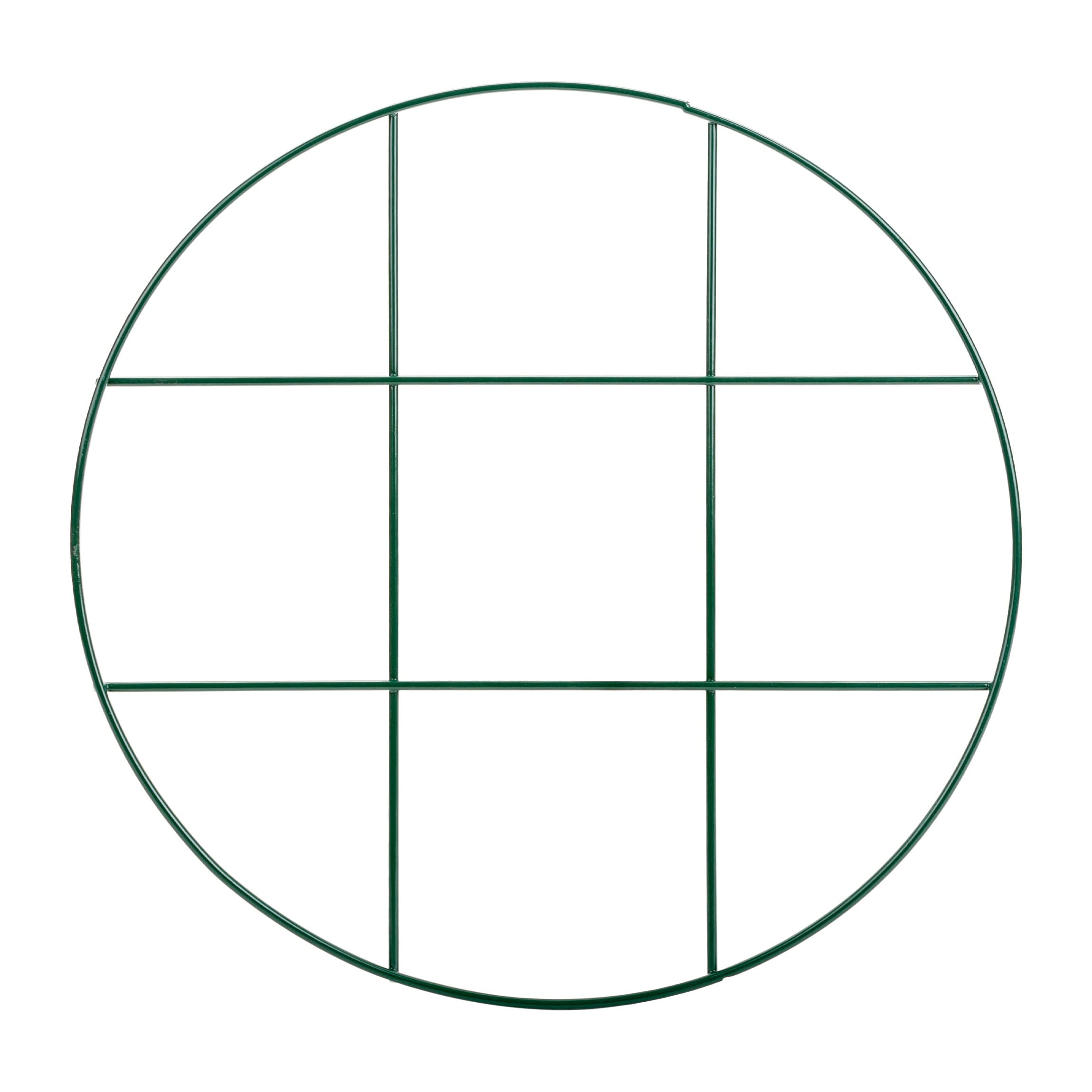 VFM - Round Plant Support Frame - Green 30cm Roots & Shoots
