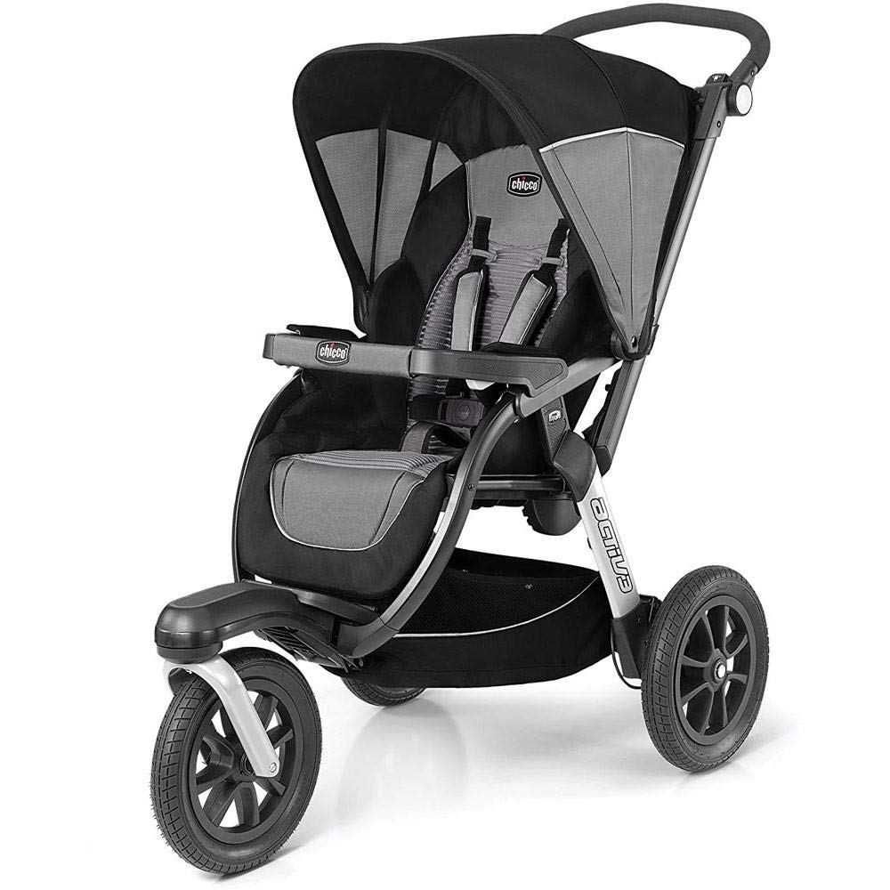 Chicco Activ3 Jogging Travel System Chicco Activ3 Jogging Stroller and KeyFit 30 Zip Infant Car Seat Travel