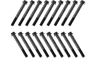 14X Cylinder Head Bolt 15901-03450 19215-03450 Compatible for Kubota D850 Engine B1550D