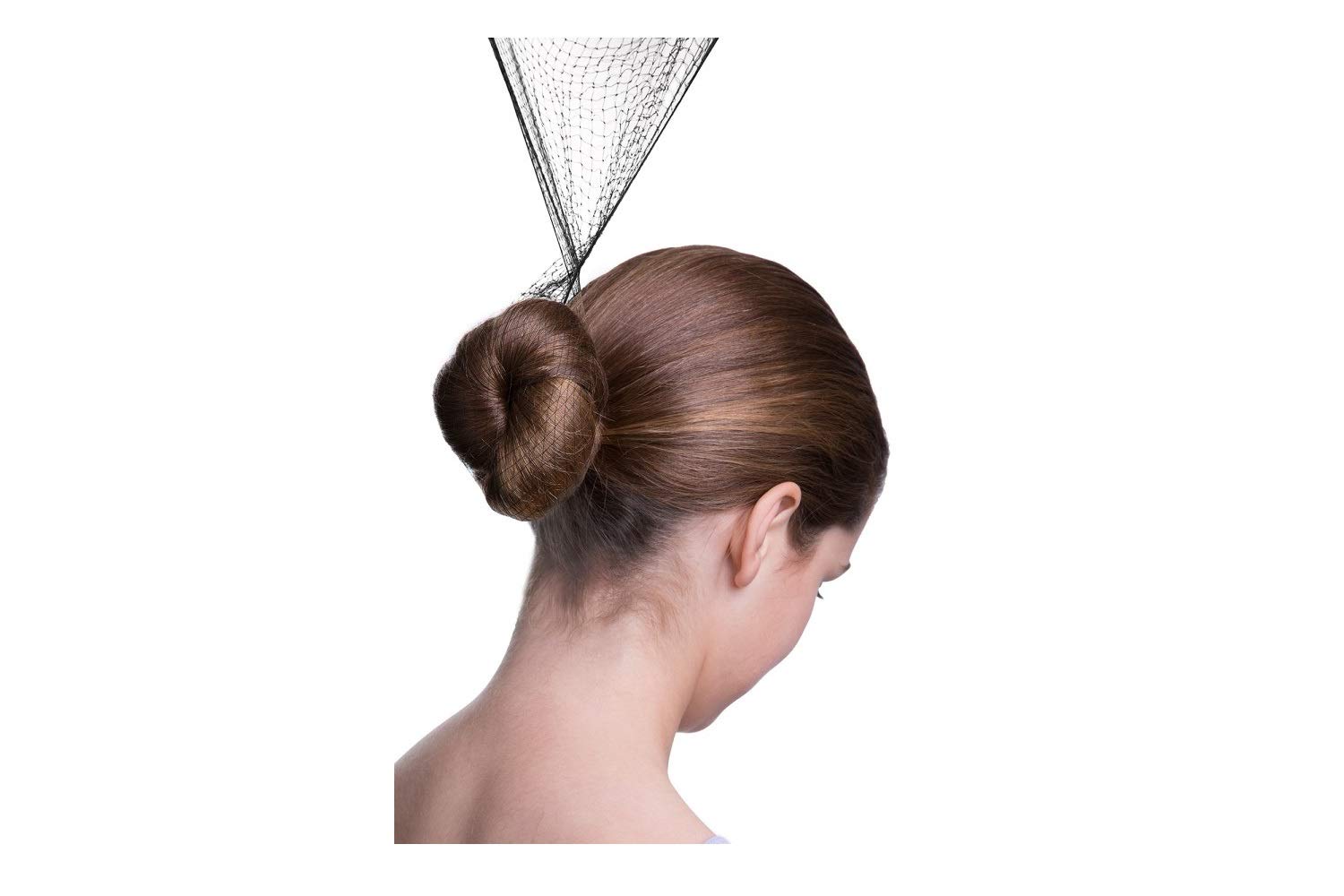 Photo 1 of Bloch Unisex-Adult's Standard Hair Nets-3 Pack, Black, one