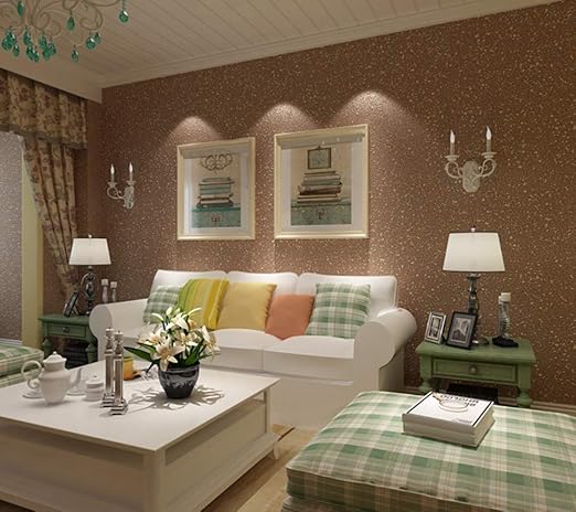 Moderne Tapeten Minimalistische Uni Farbe Braun Tapete 3d Fur Wohnzimmer Schlafzimmer Kinderzimmer 0 53x10m Amazon De Baumarkt