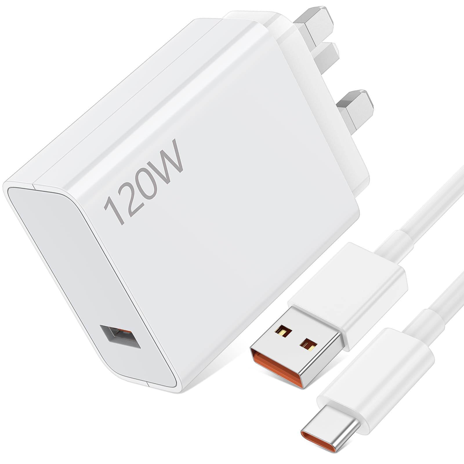 120W Charger Plug for turbocharger for Xiaomi, ACAGET 6A/1M 120W Cable, UK Wall Charge, USB C Cable, for Xiaomi 15 14T 13T Pro 13 12T 11T for Redmi Note 14s 14 13 12 Mi11 for POCO X7 F6 M6 Pro