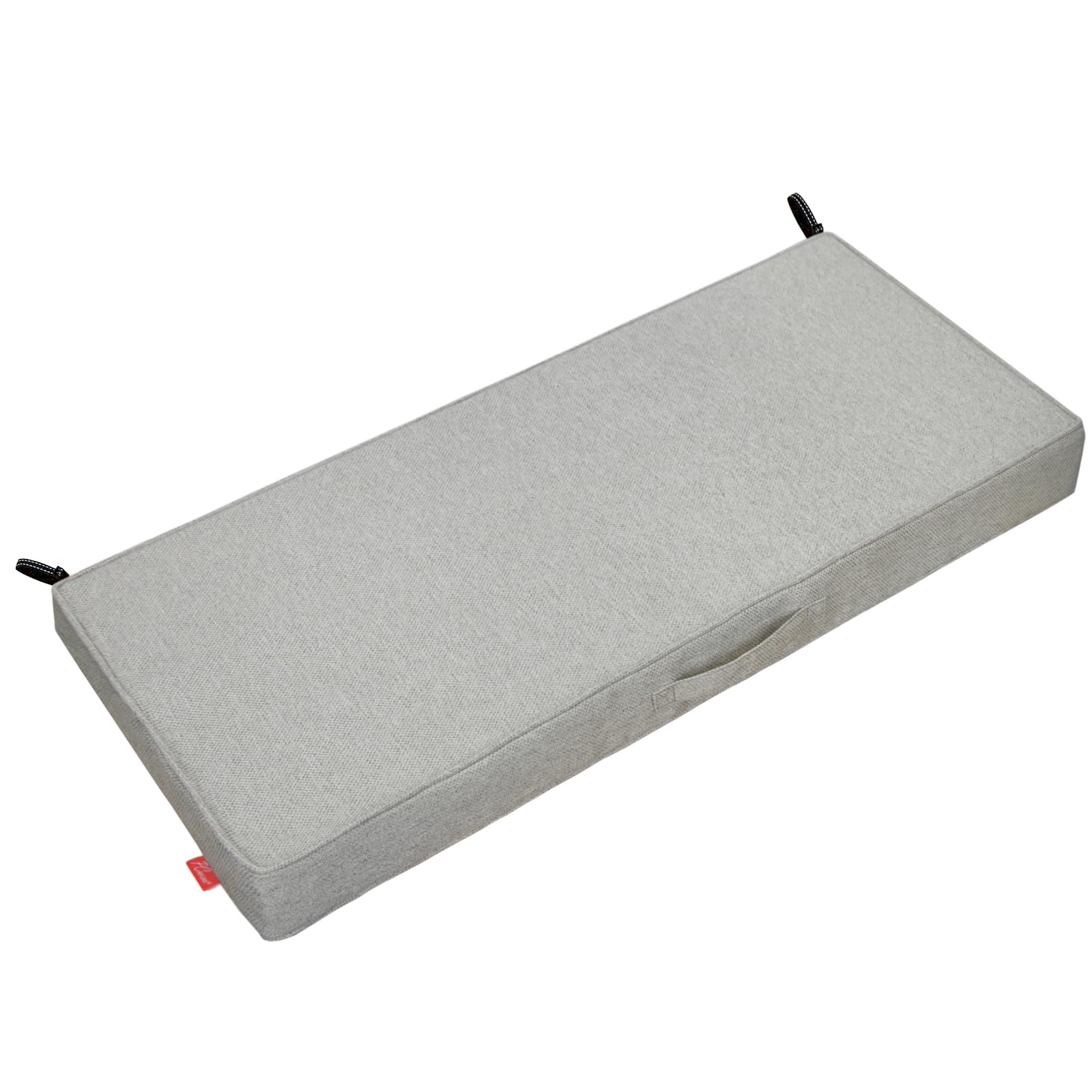 Photo 1 of Pcinfuns Outdoor Bench Cushion,Water-Resistant,Comfortable & Durable Cushions for Garden Patio,Pads with Handle and Adjustable Straps,48 x 18 x 3 Inch,Linen Gray