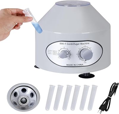 BONEW 4000rpm Lab Centrifuge 6x20ml 60 Min Timer Desktop Electric Medical