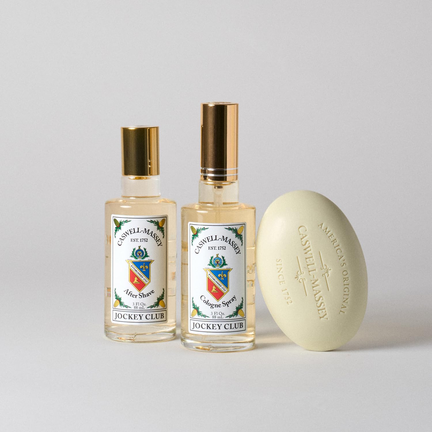 Caswell-Massey Jockey Club Cologne Spray, Aromatic Blend of Amber, Bergamot & Jasmine, Scented Cologne Spray For Men & Women, 3 Oz