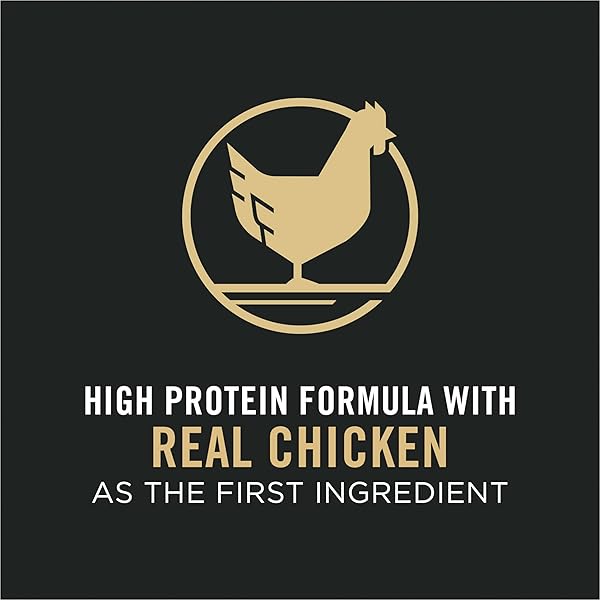 PURINA PRO PLAN SENIOR CAT FOOD WITH PROBIOTICS FOR CATS, CHICKEN AND RICE FORMULA – 3.2 LB. BAG