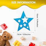 Abeillo 16 Pcs Geometric Stencils for Kids 15x15cm PET Reusable view 3