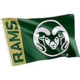 Desert Cactus Colorado State University Flag Rams CSU Banners 100% Polyester Indoor Outdoor 3x5 feet Flags (Team Name)