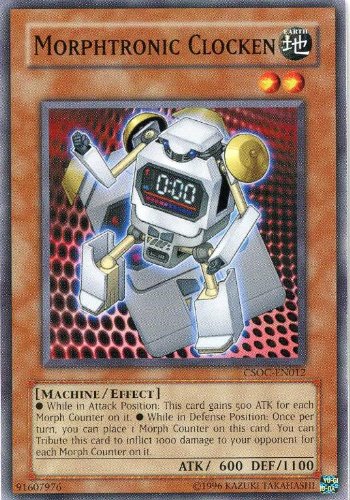 Yu-Gi-Oh! - Morphtronic Clocken (CSOC-EN012) - Crossroads of Chaos - Unlimited Edition - Common