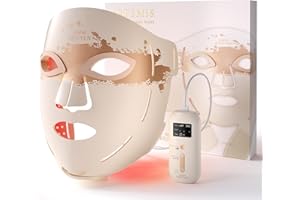 RENPHO Red Light Therapy Mask for Face 2026, Valentines Day Gifts for Women Mom Wife, 324 LEDs Full Face Coverage & 3 Light Modes, Cordless LED Red Light Therapy Face Mask for Home Use & Travel