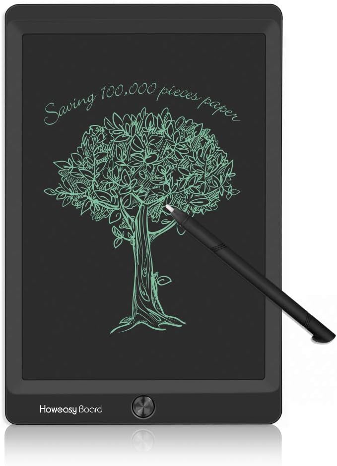 Howeasy Board 8.5" LCD Writing Tablet, Electronic Drawing Handwriting Paper Doodle Board Gift for Kids & Adults at Home, School & Office (Black)