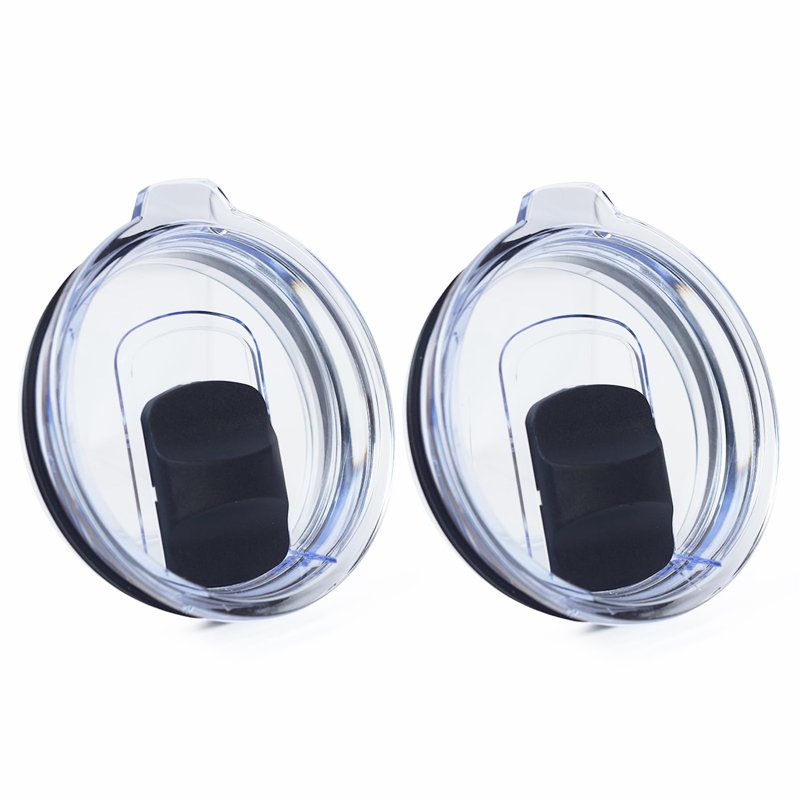 Photo 1 of 2 Pack 20 oz Tumbler Lid, Magnetic Slider Replacement Lids for YETI 20 oz Tumbler, 10/24 oz Mug and 10 oz Lowball, Spill Proof Cup Lids Covers Compatible for Ozark Trail, Old Style Rtic, BPA Free