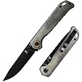 Kizer Begleiter2, Folding Pocket Knife with N690 Blade and Micarta Handle, Thumb Stud, Deep Carry Clip for Outdoor, Camping Hunting Knives EDC -V4458.2E