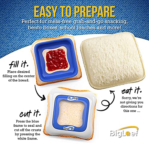 Sandwich Cutter, Sealer and Decruster for Kids Remove Bread Crust
