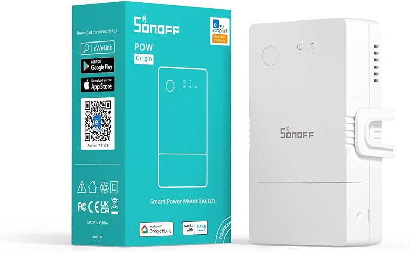 SONOFF POW Origin Energy Monitor Switch 16A 20A Max Real-Time Power