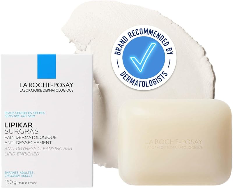 La Roche-Posay Lipikar Surgras Lipid-Enriched Cleansing Bar 150g Dry Sensitive