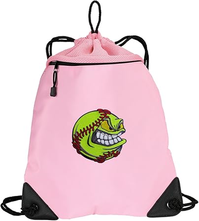 softball drawstring bag