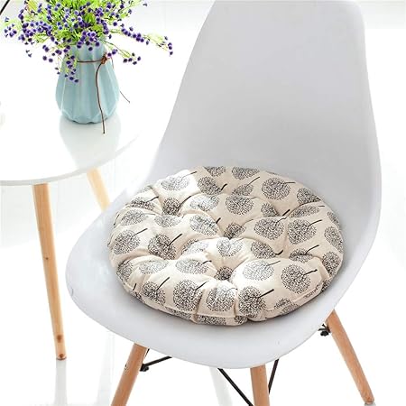 Fgdsa For Indoor And Outdoor Dining Chair Pad Round Chair Cushion Seat Pad Replacement Cushions K Diameter48cm 19inch Amazon Co Uk Kitchen Home