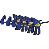 IRWIN QUICK-GRIP Clamps, One-Handed, Mini Bar, 6-Inch, 4-Pack (1964758)