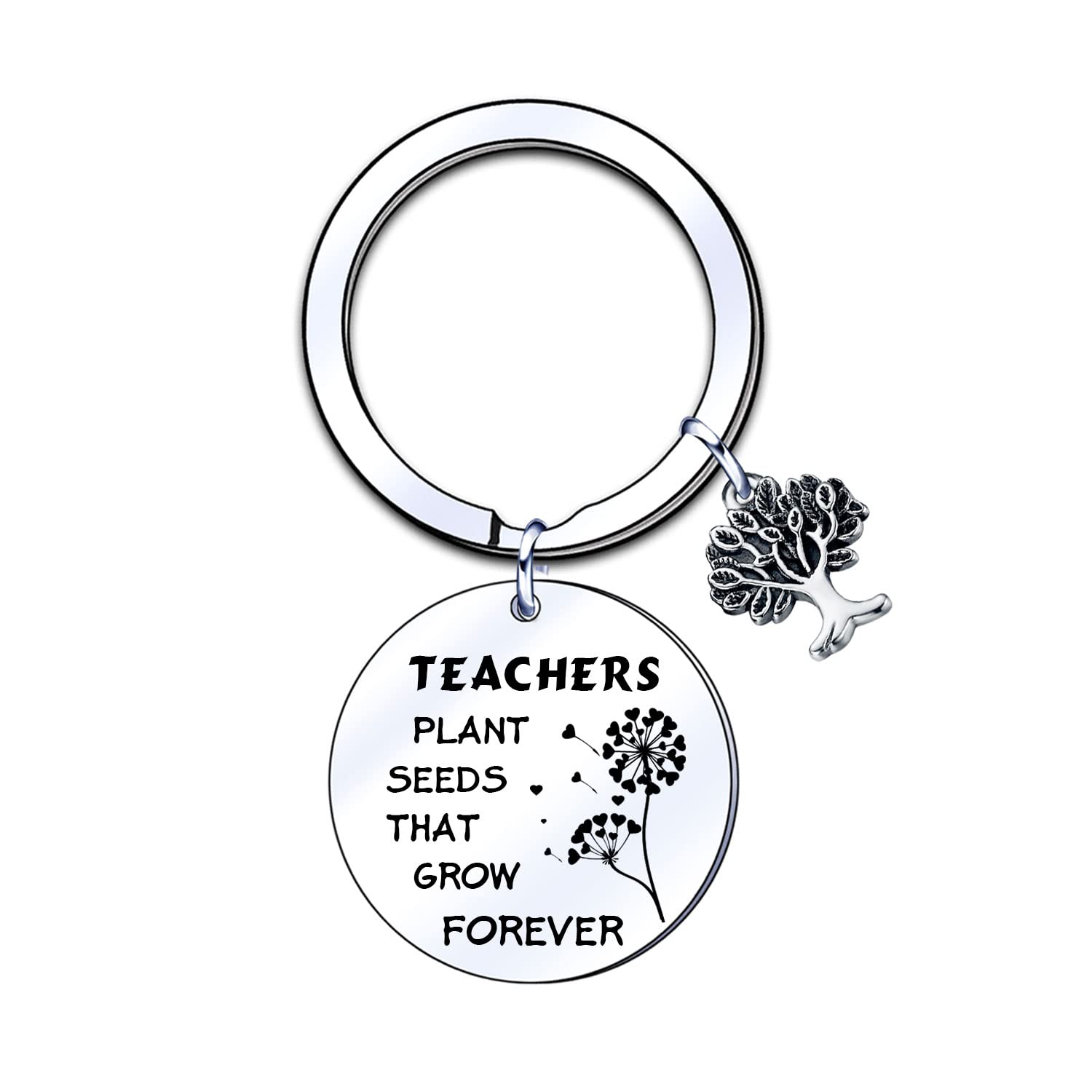 ZYMGUO Teacher Gifts Thank You Teacher Gifts Teacher Keyring for Women Men Appreciation Gifts for Teacher Grad Souvenir Keyrings
