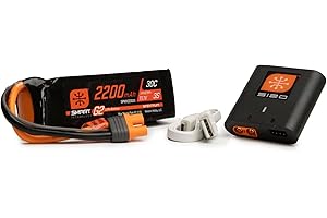 Spektrum Smart G2 Powerstage Air Bundle: 3S 2200mAh LiPo Battery / S120 Charger, SPMXPSA200