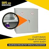 The Products Store COSHH Hazardous Substance Cabinet 1 Shelf 1000x915x457mm UK view 4