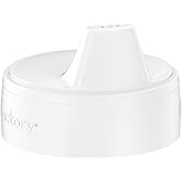 Lifefactory Hard Sippy Cap for 8-Ounce Wide Mouth Baby Bottles White, 1-Pack,LG92WH6