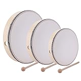 Foraineam 12 Inch & 10 Inch & 8 Inch Hand Drum