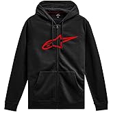 Alpinestars Ageless V3 Zip Hoodie (X-Large, Black/Red)