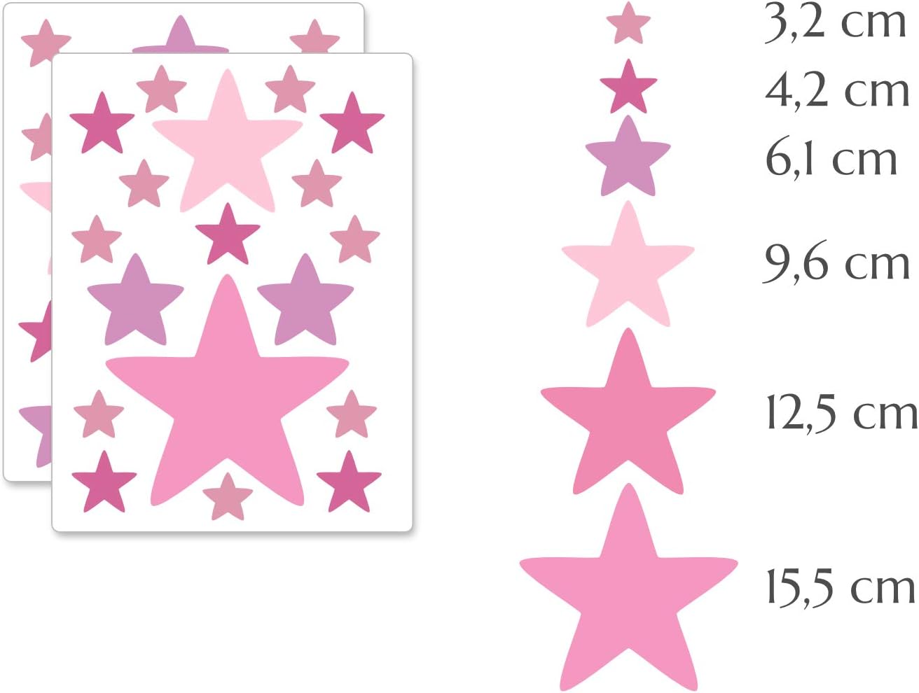 Facile A Poser Rosa Pastel Autocollants Decoration Murale Chambre Bebe Premyo 36 Stickers Muraux Enfants Etoiles Accessoires Et Decorations Decorations Murales Lawawarenesssociety In