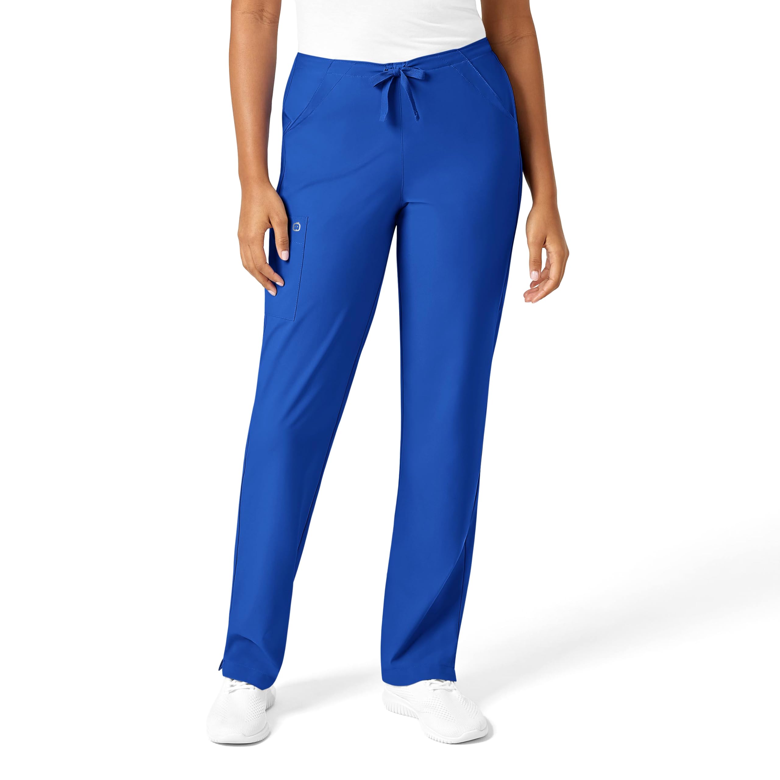 Photo 1 of (SMALL) (BAGGED) WonderWink W123 Women’s Drawstring Scrub Pant — Royal, Small