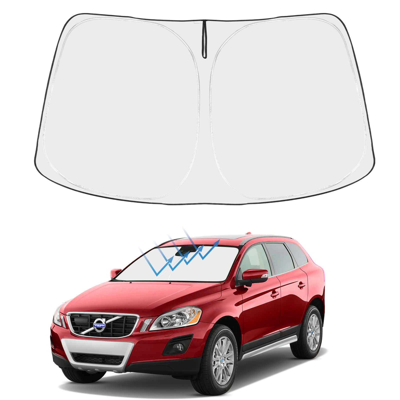 Proadsy 2024 Upgrade Front Windshield Sun Shade