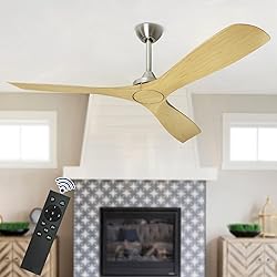 Depuley 52 Inch Remote Ceiling Fan Without