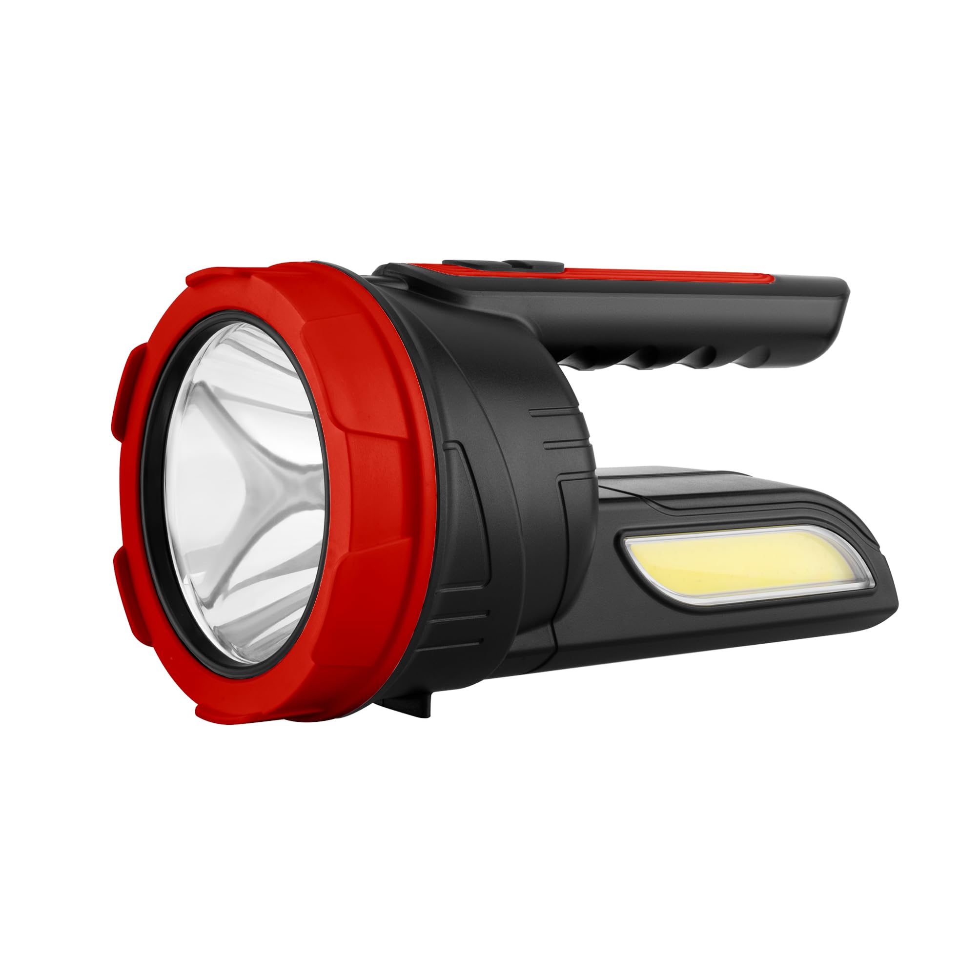 Poly Pool LED Portable Battery Flashlight with Adjustable Handle, Red/Black red/Black