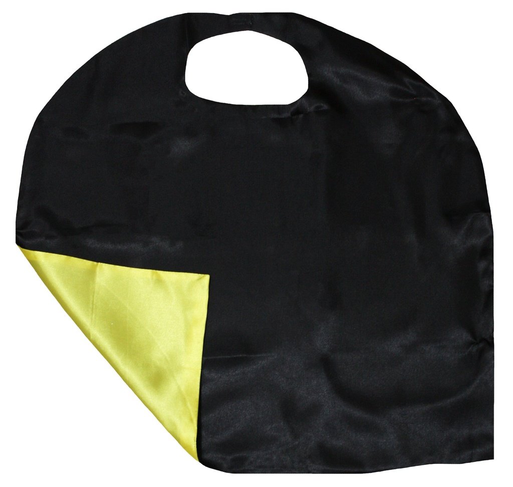 Petitebelle Double-colored Cape Unisex Children 3-8y (black/yellow)