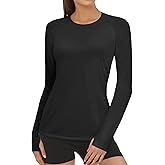 Women's UPF50+ Rash Guard Sun Shirts, Long Sleeve UV Protection Quick Dry Shirt for Women Workout Hiking Swimming Tops