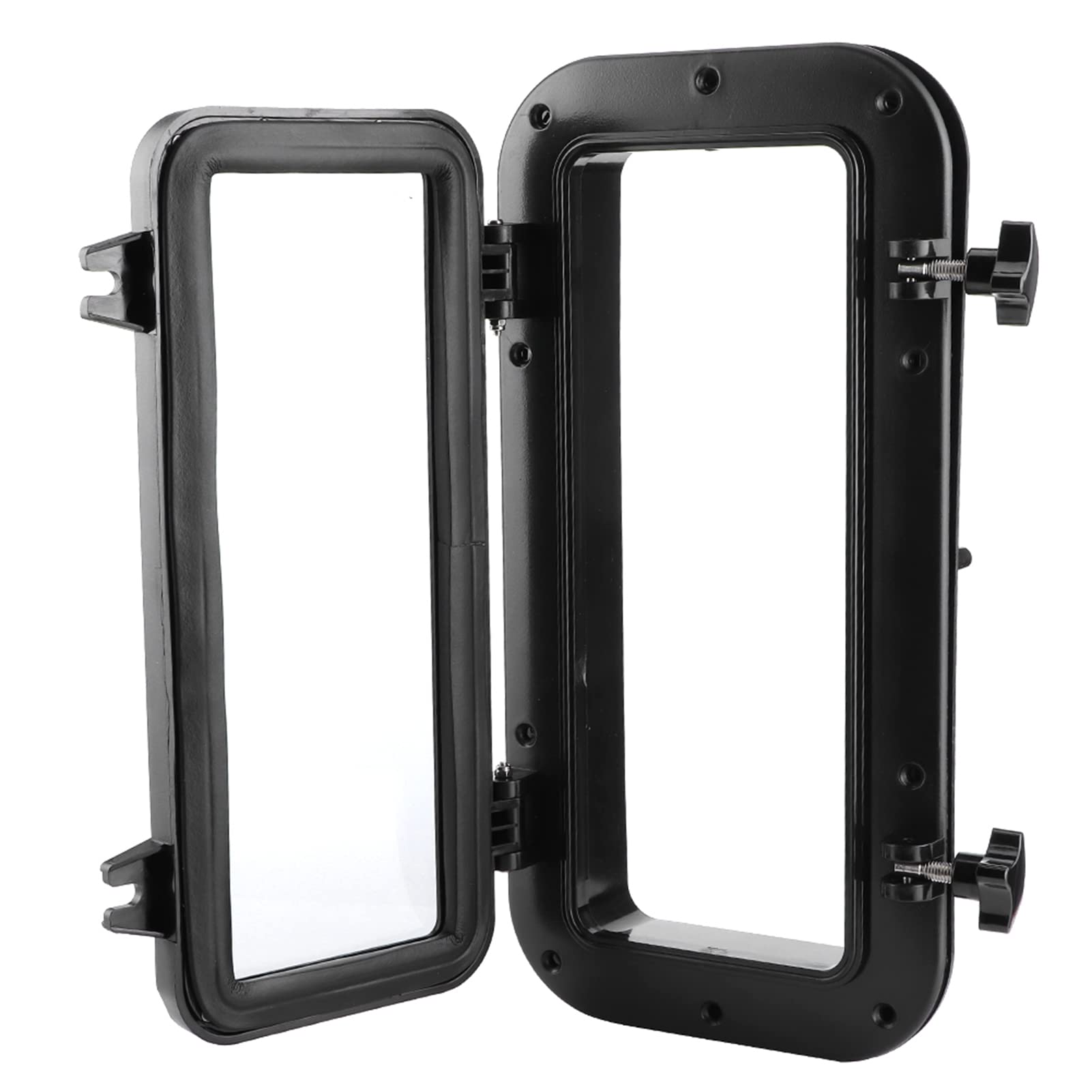 Boat Window Boat Plumbing 4Mm Opening Portlight Rectangular Porthole Temper Glass Ultraviolet Resistant Windows For Boat Yacht 400X200Mm