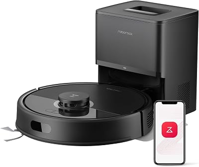 Q7 L5+ Robot Aspirateur Laveur avec Station, 8000 Pa Aspiration